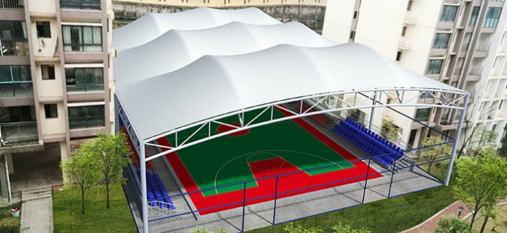 Basketball-Court-Architectural-Membrane-Structure-Tent-for-Shade